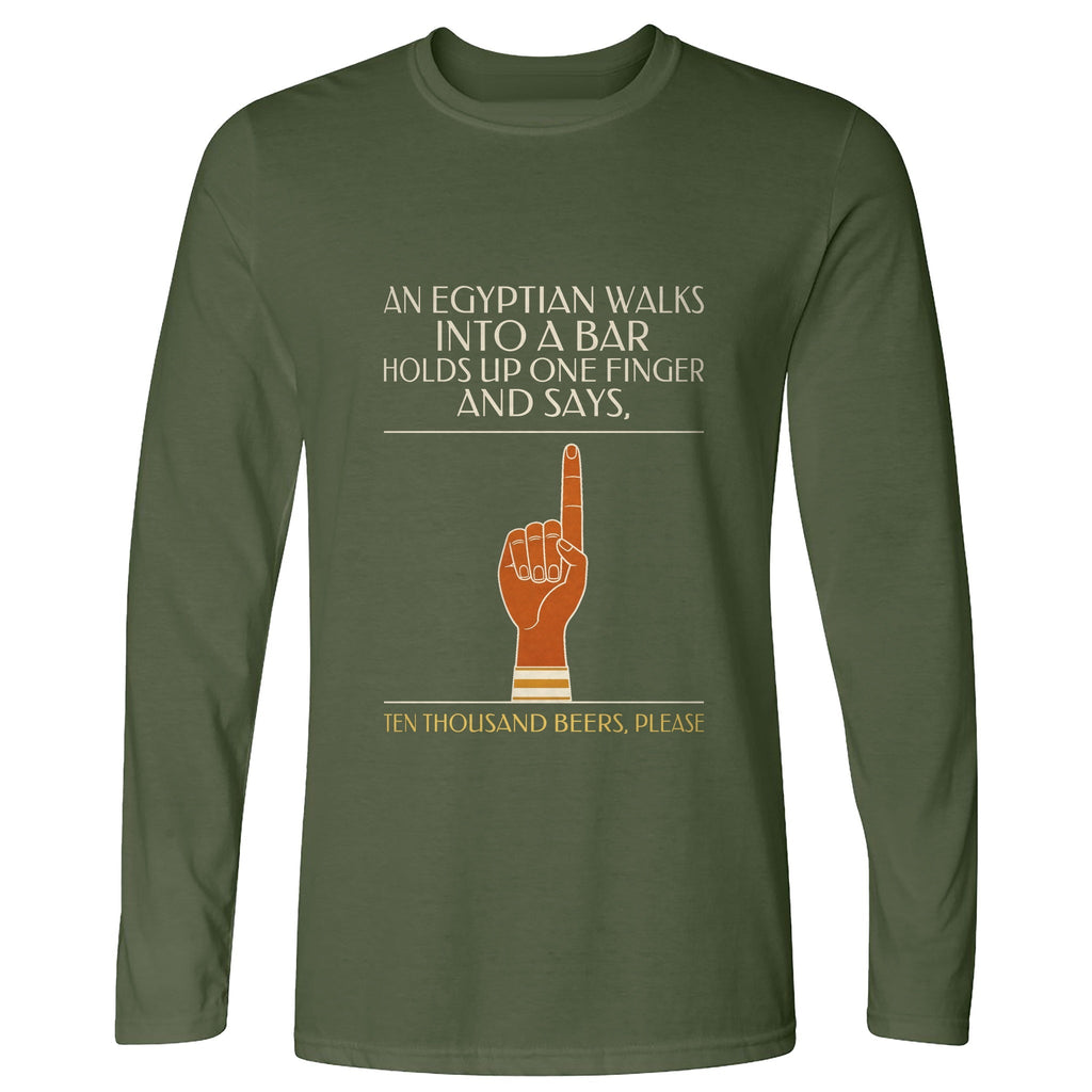 Egyptian Walks Into A Bar Long Sleeve T-Shirt product image 4