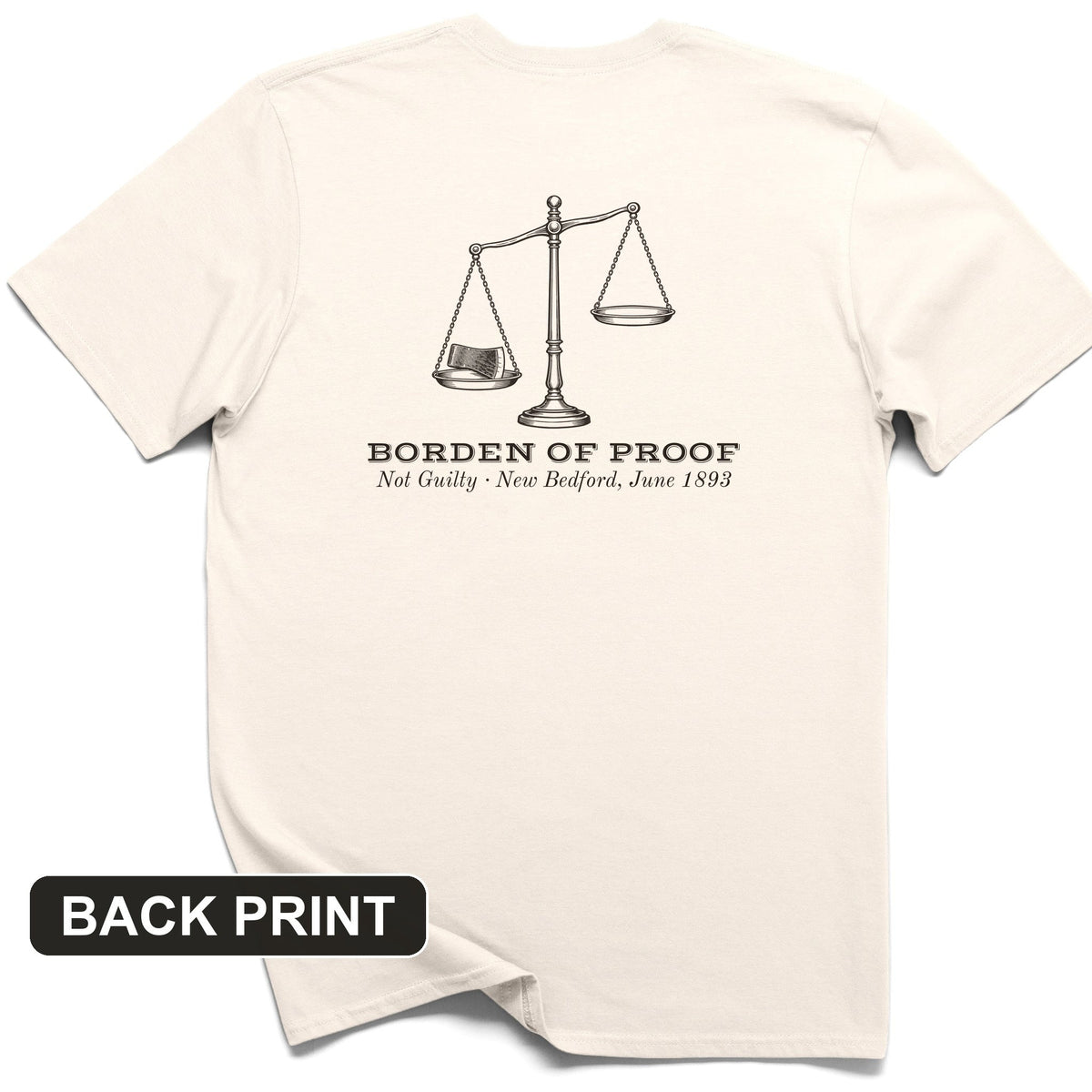 Borden Of Proof Back Print T-Shirt product image 9