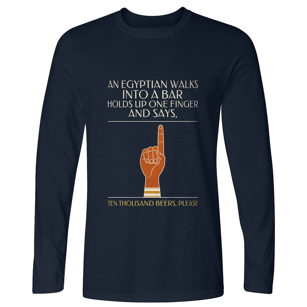 Egyptian Walks Into A Bar Long Sleeve T-Shirt product image 3