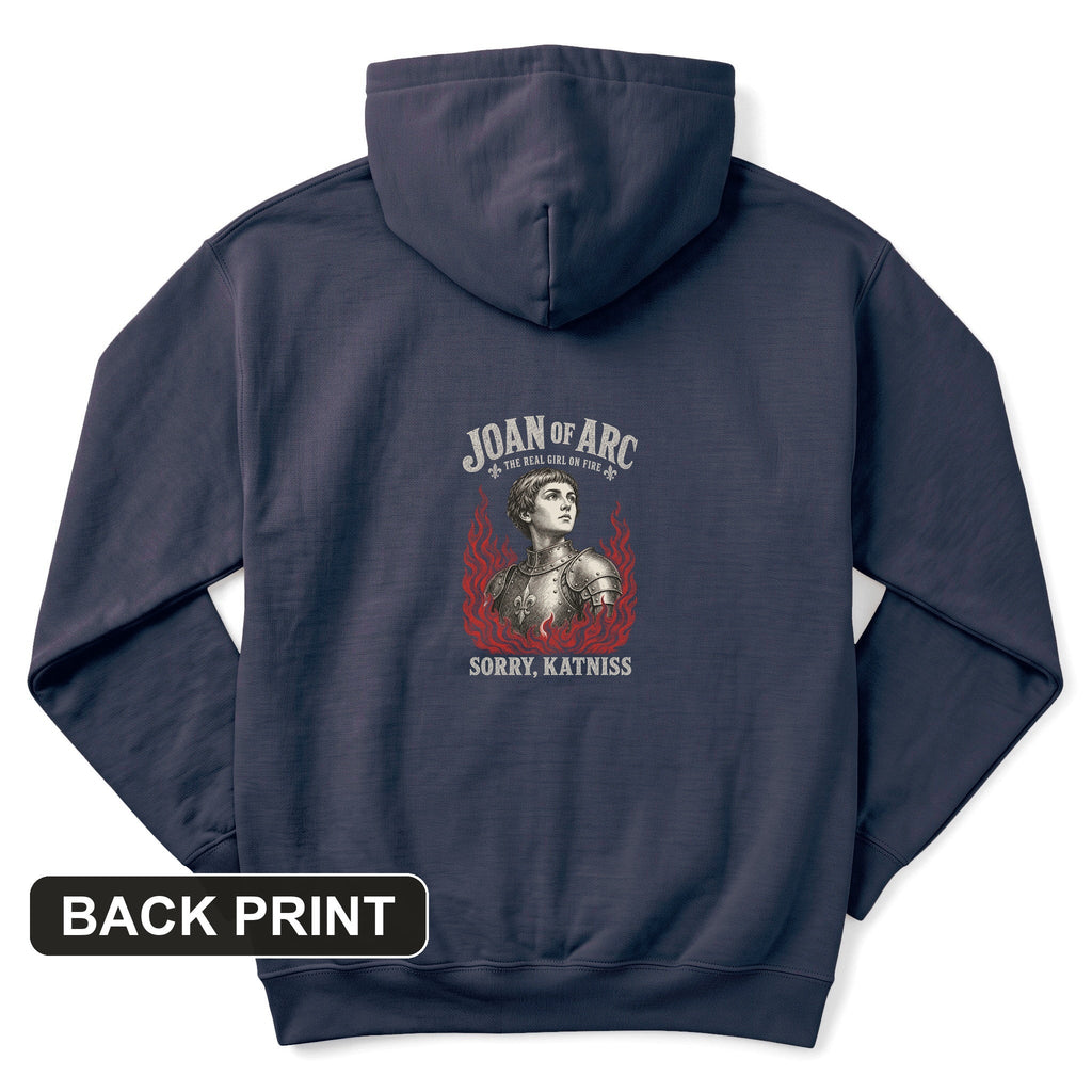 Joan of Arc Girl on Fire Back Print Hoodie product image 5
