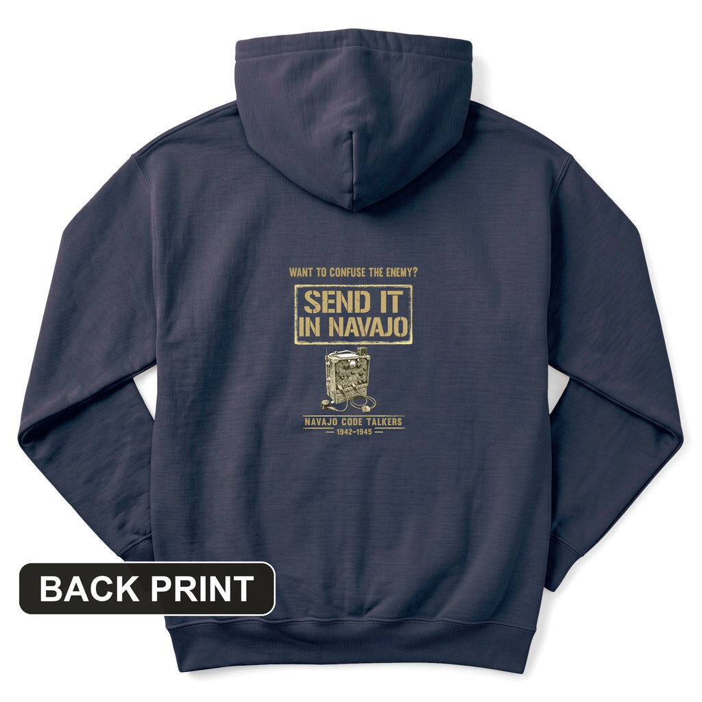 Navajo Code Talkers Back Print Hoodie product image 4