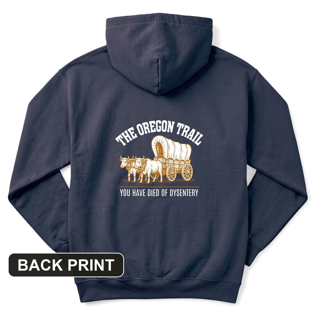 Oregon Trail Dysentery Back Print Hoodie product image 6