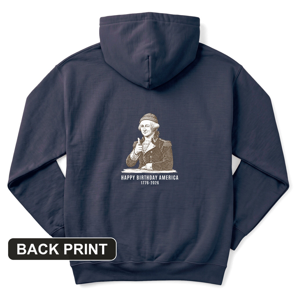 Washington Beanie Back Print Hoodie product image 5