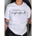 Round Neck Letter Print Women Short Sleeve T-Shirt product image 1