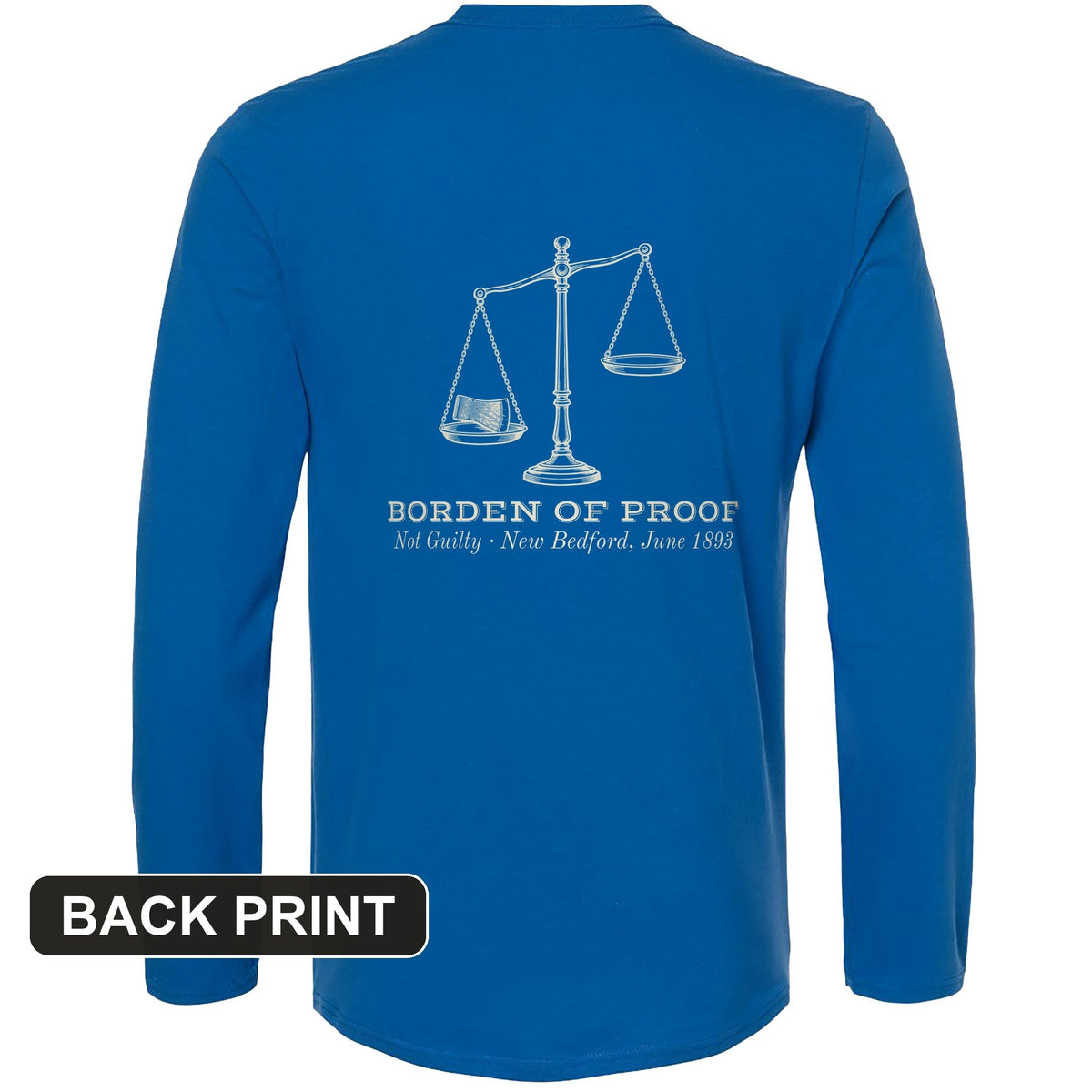Borden Of Proof Back Print Long Sleeve T-Shirt product image 6