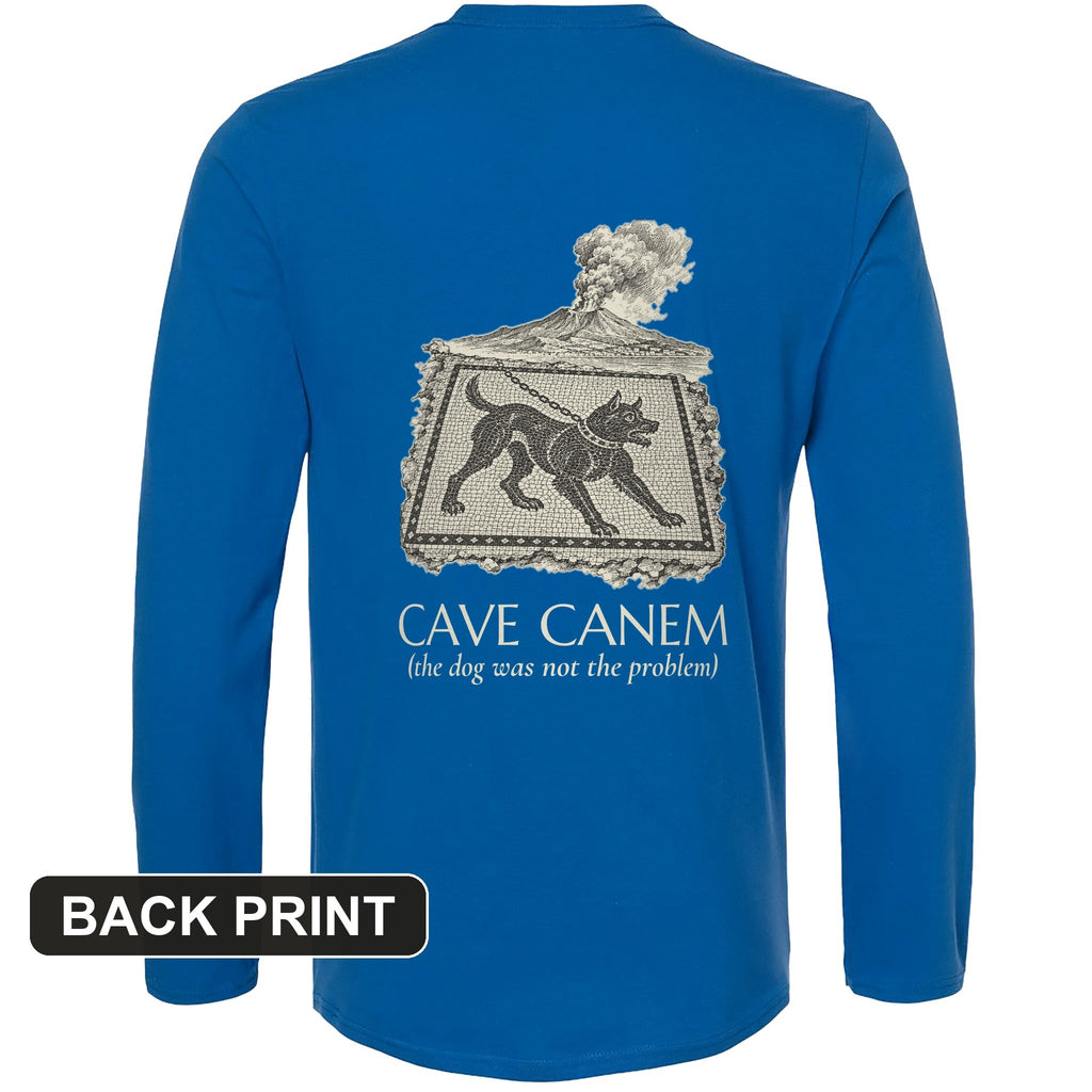 Cave Canem The Dog Was Not Problem Back Print Long Sleeve product image 6