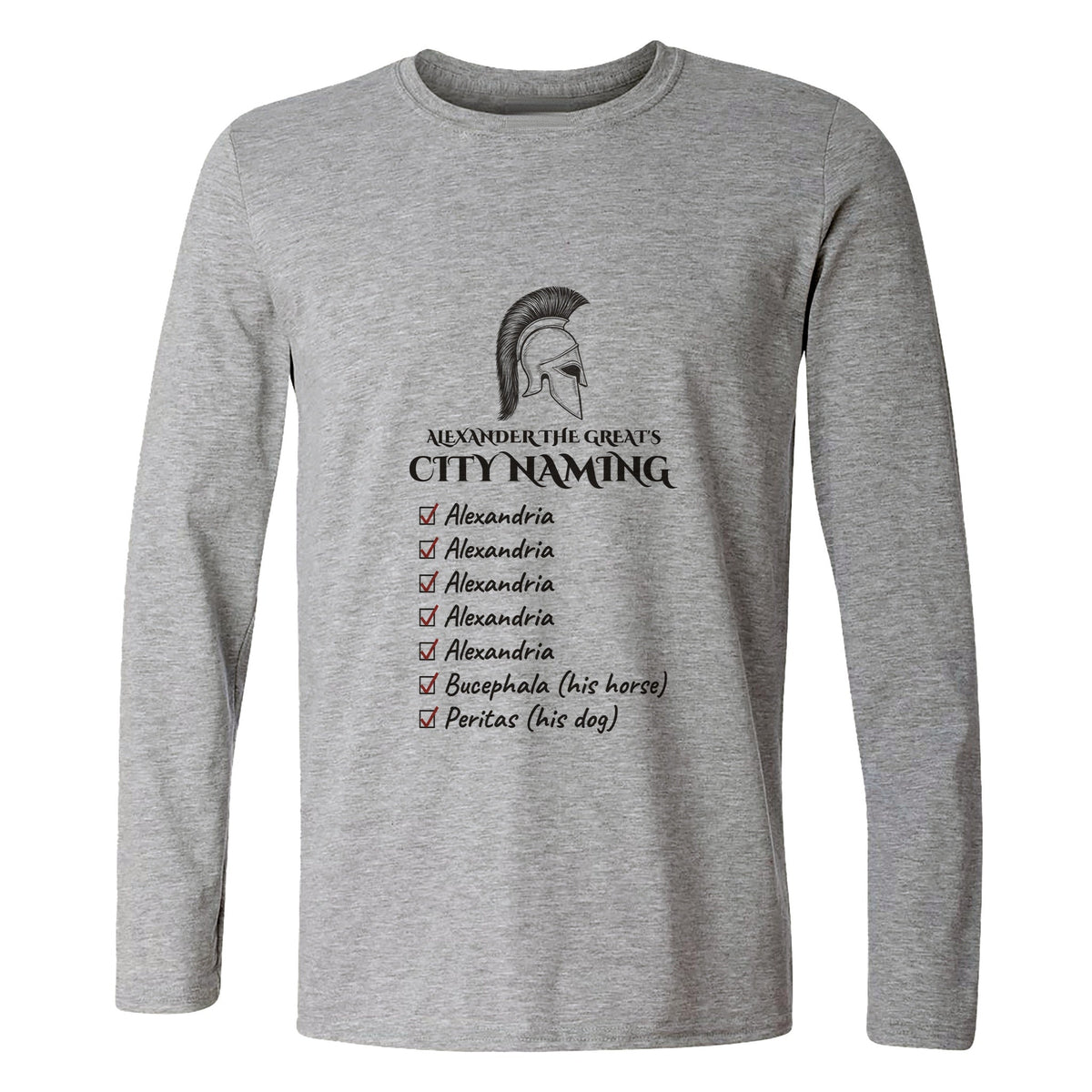 Alexander City Naming Long Sleeve T-Shirt product image 6