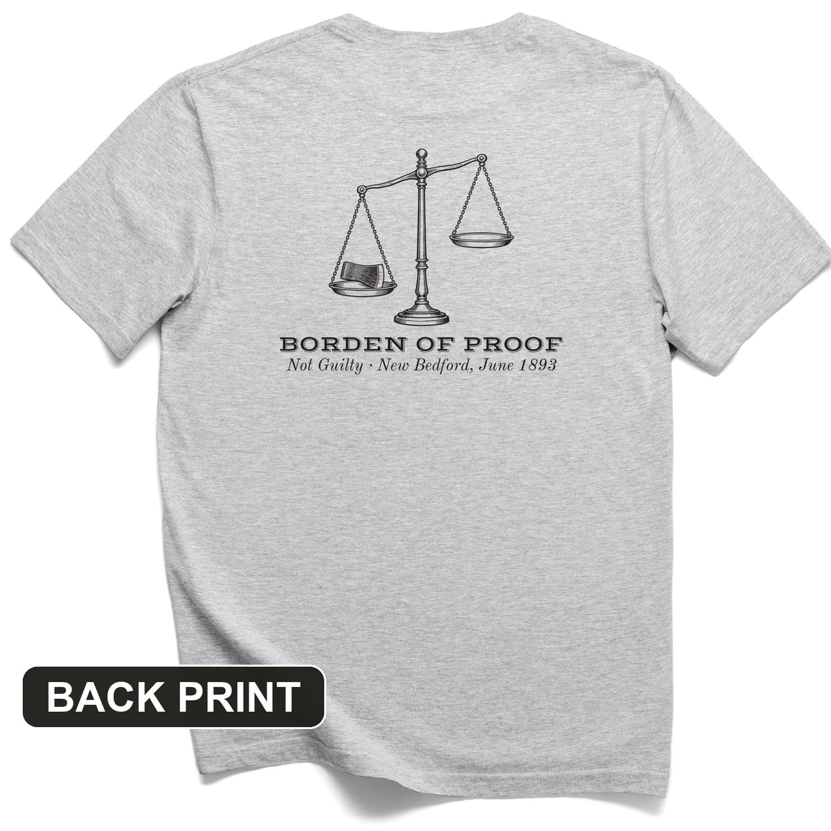 Borden Of Proof Back Print T-Shirt product image 8