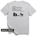 Cassandra Left On Read Back Print T-Shirt product image 1