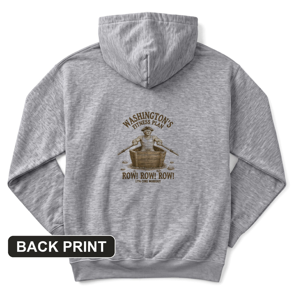 Washington Fitness Plan Back Print Hoodie product image 3