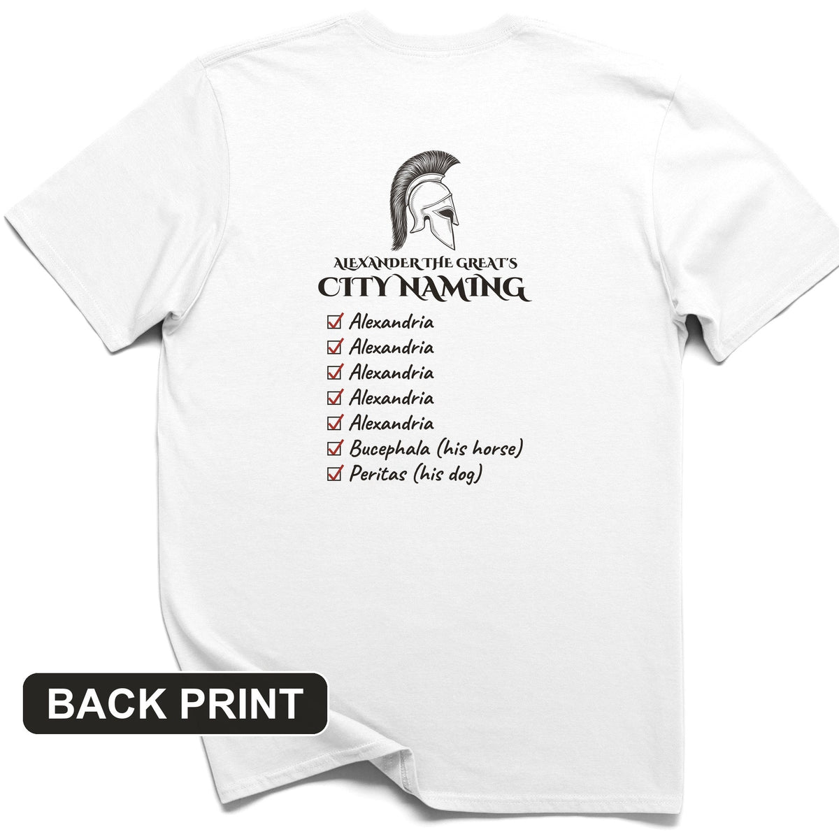 Alexander City Naming Back Print T-Shirt product image 9