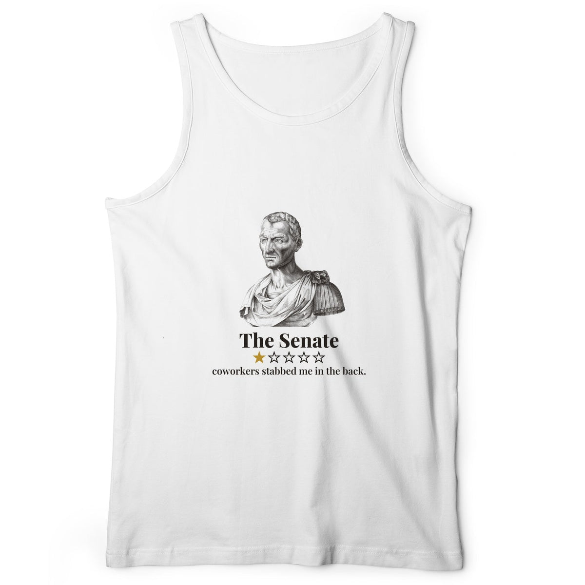 Caesar Senate Review Tank Top