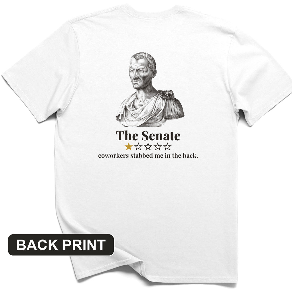Caesar Senate Review Back Print T-Shirt product image 9
