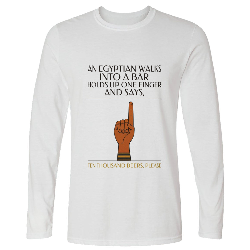 Egyptian Walks Into A Bar Long Sleeve T-Shirt product image 7