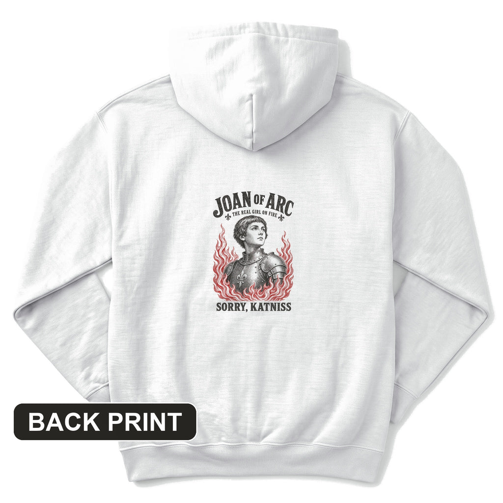 Joan of Arc Girl on Fire Back Print Hoodie product image 6