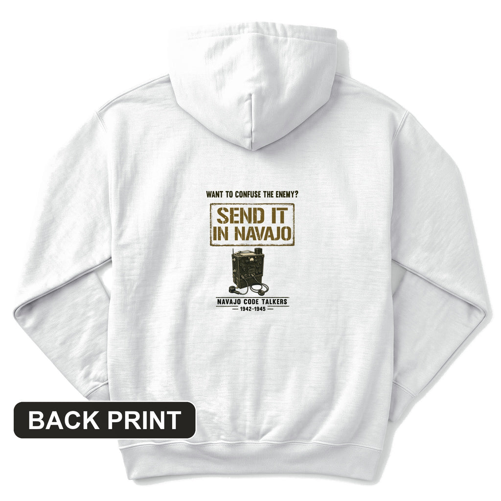 Navajo Code Talkers Back Print Hoodie product image 1