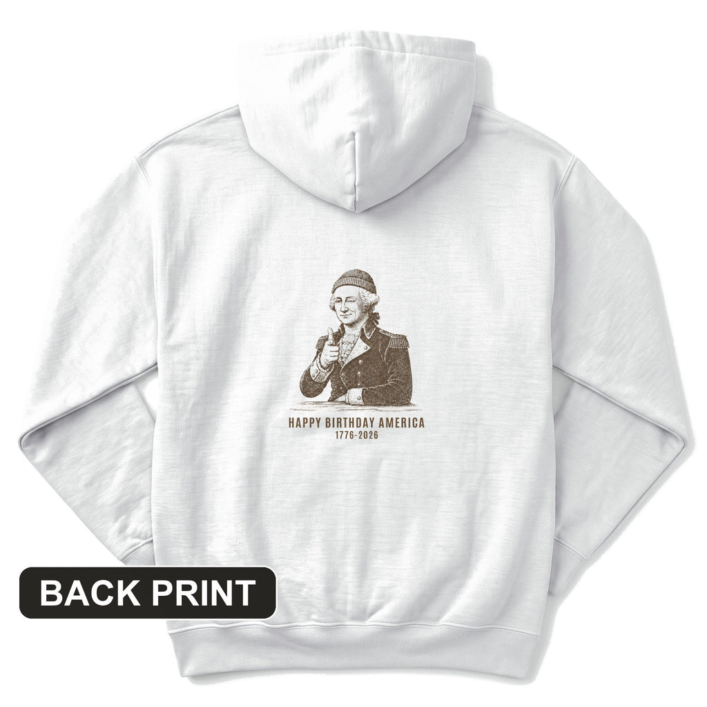 Washington Beanie Back Print Hoodie product image 6