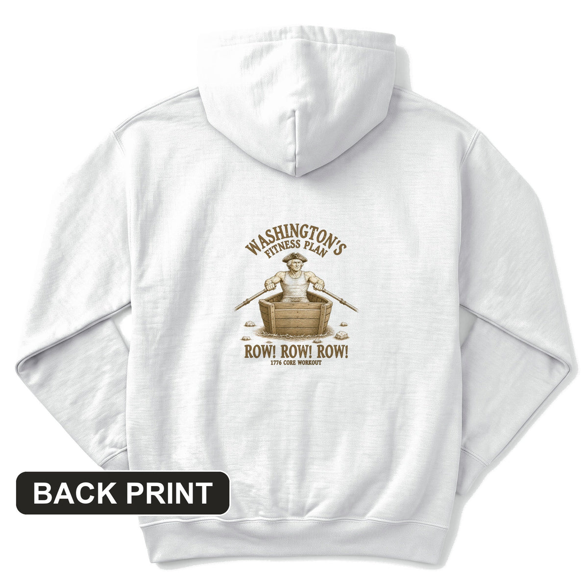 Washington Fitness Plan Back Print Hoodie product image 6