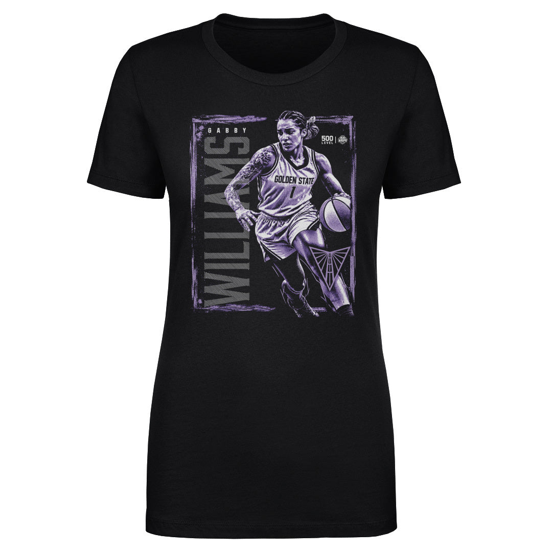 Gabby Williams Golden State Valkyries Grunge Poster WHT