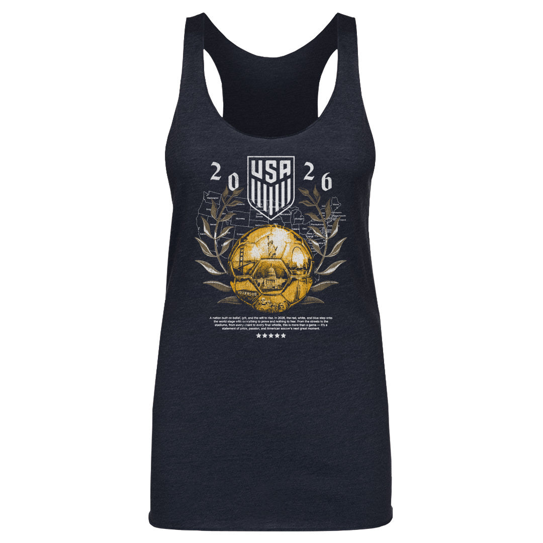 USMNT 2026 Country Grunge WHT