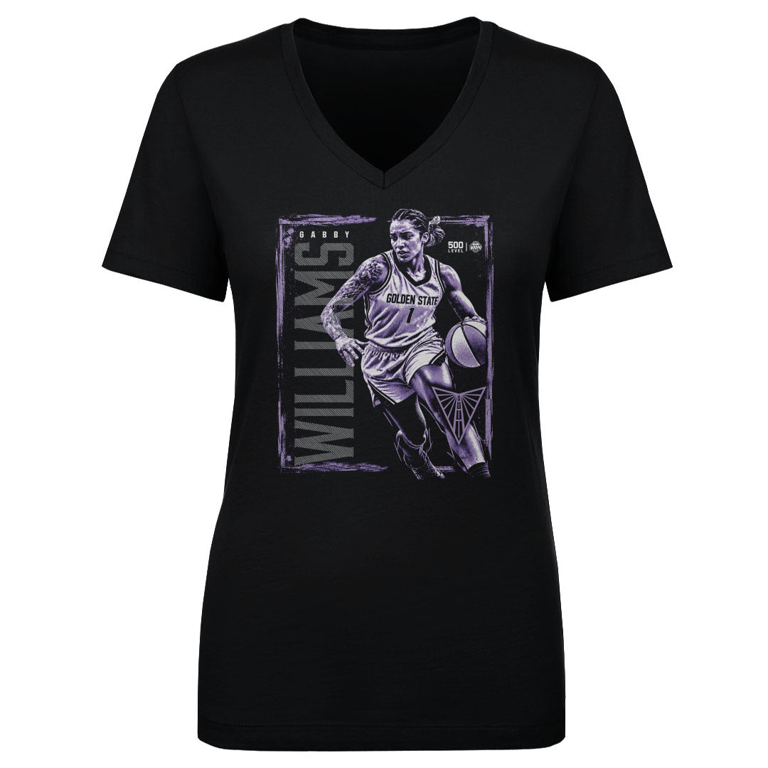 Gabby Williams Golden State Valkyries Grunge Poster WHT