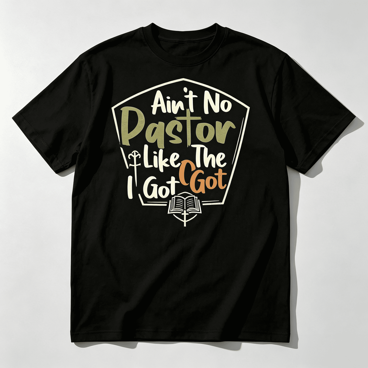 Women's Black Faith Based Pastor Apparel Tee, Ain't No Like product image 1