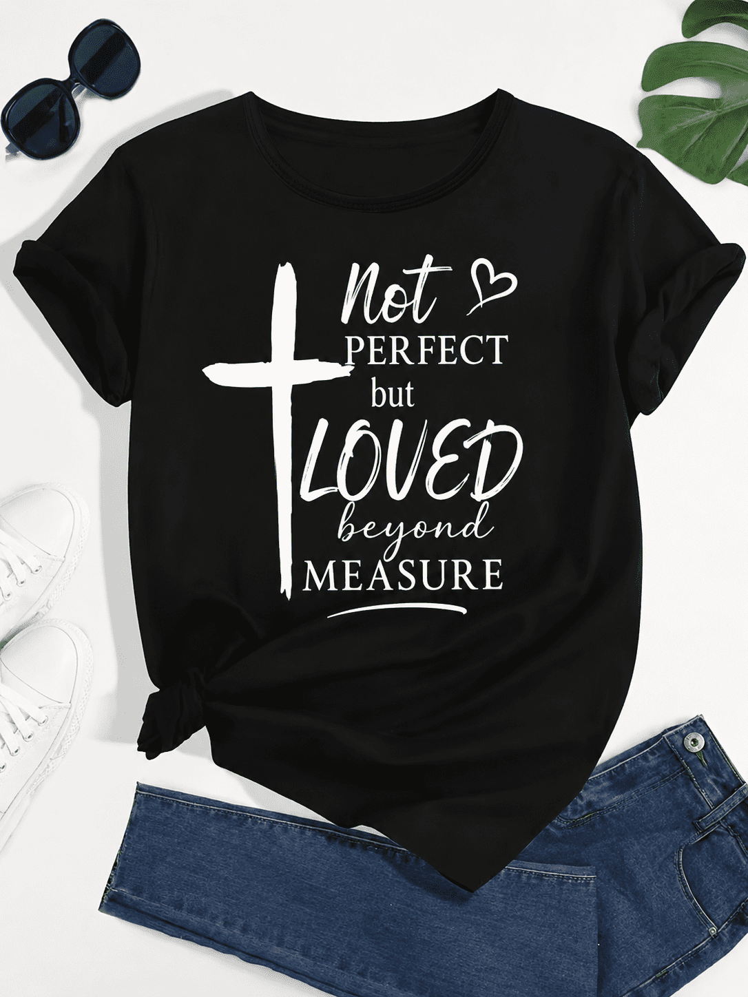 Women's Christian Inspirational Graphic T-Shirt, Faith product image 1