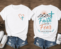 Women's Faith Over Fear Christian Graphic T-Shirt product image 1
