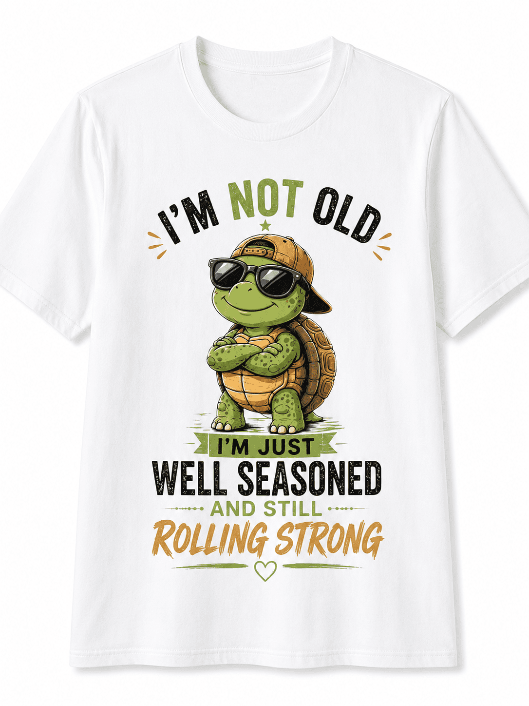 Women's Funny Turtle Graphic T-Shirt, I'm Just Well product image 1