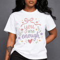 Women's Inspirational Floral Bow Graphic T-Shirt, Cute product image 1