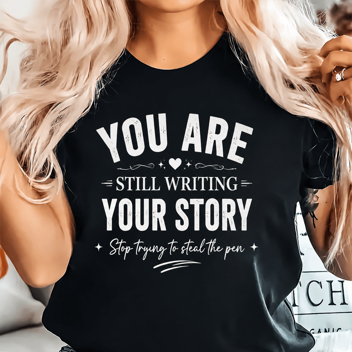 Women's Inspirational Graphic T Shirt, Positive Quote Tee product image 1