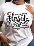 Women's Inspirational "Happy, Blessed, Grateful, Joyful product image 1