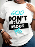 Women's T-Shirt, "God Doesn't Hurt Me," product image 1
