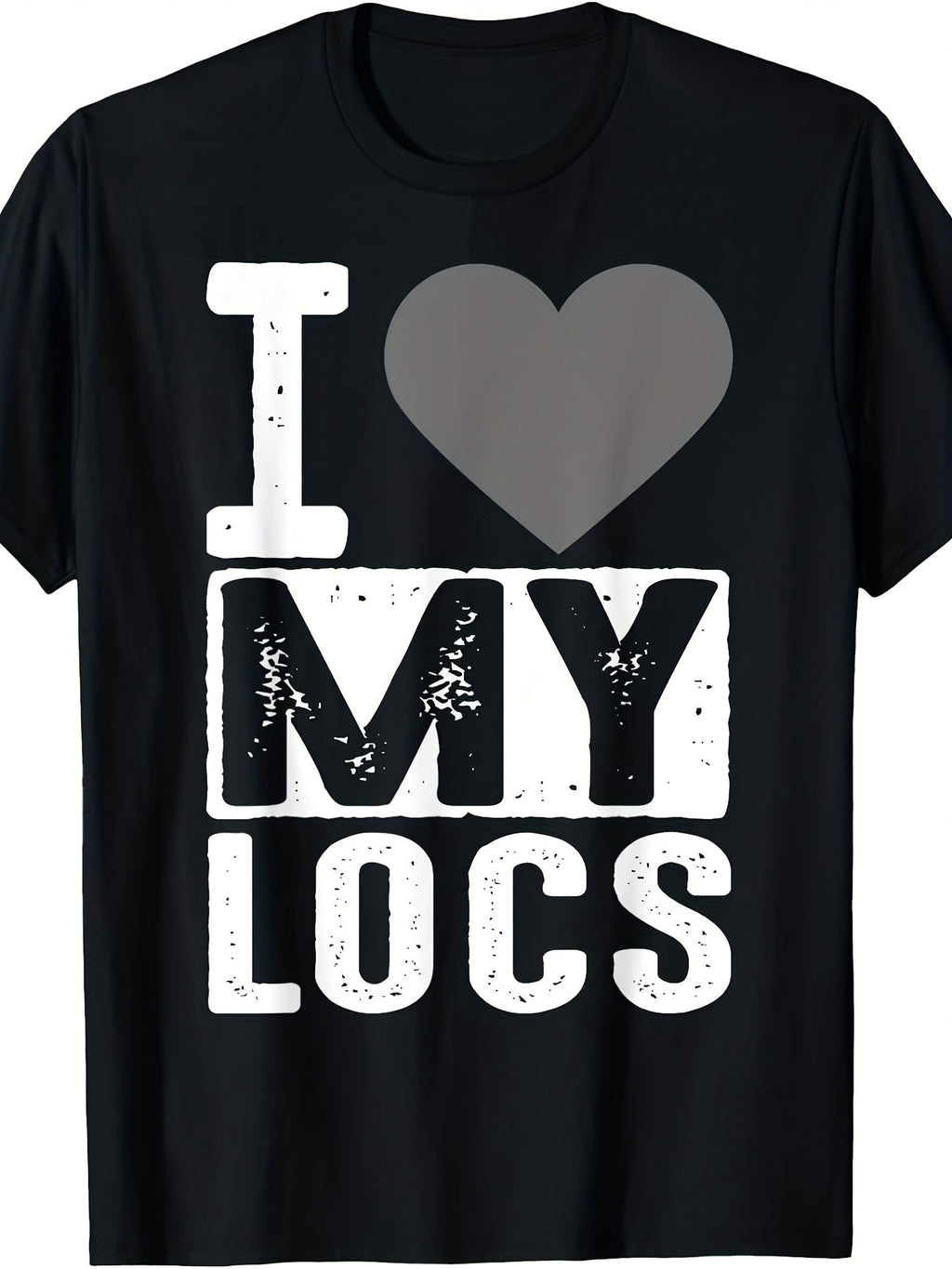 I Love My Locs Graphic T-Shirt for Men & Women, Natural product image 2
