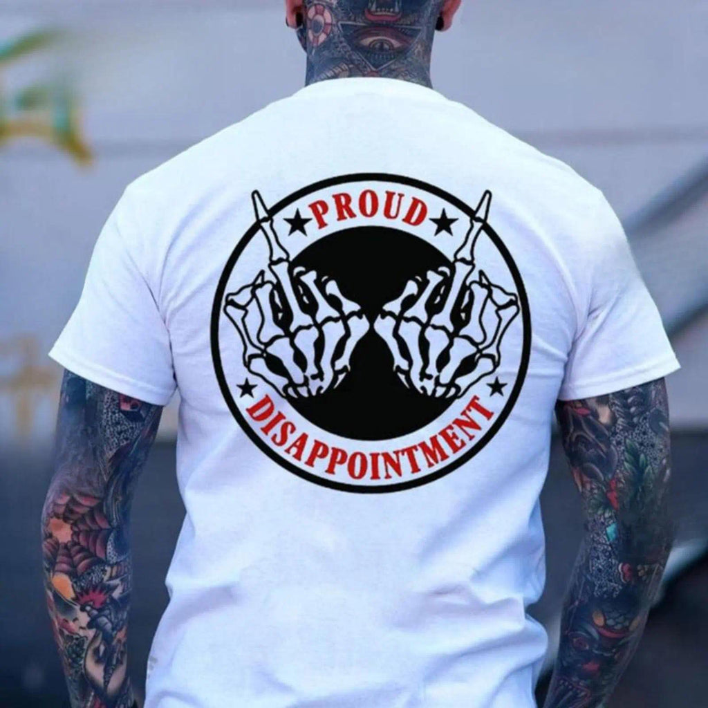 PROUD DISAPPOINTMENT Defiant Bone Hand Print Men's T-Shirt product image 9