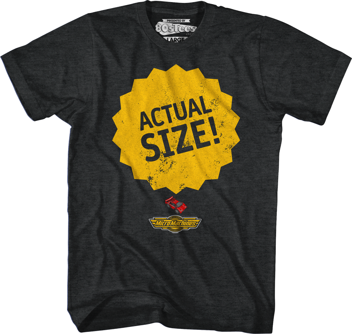 Actual Size Micro Machines T-Shirt product image 1