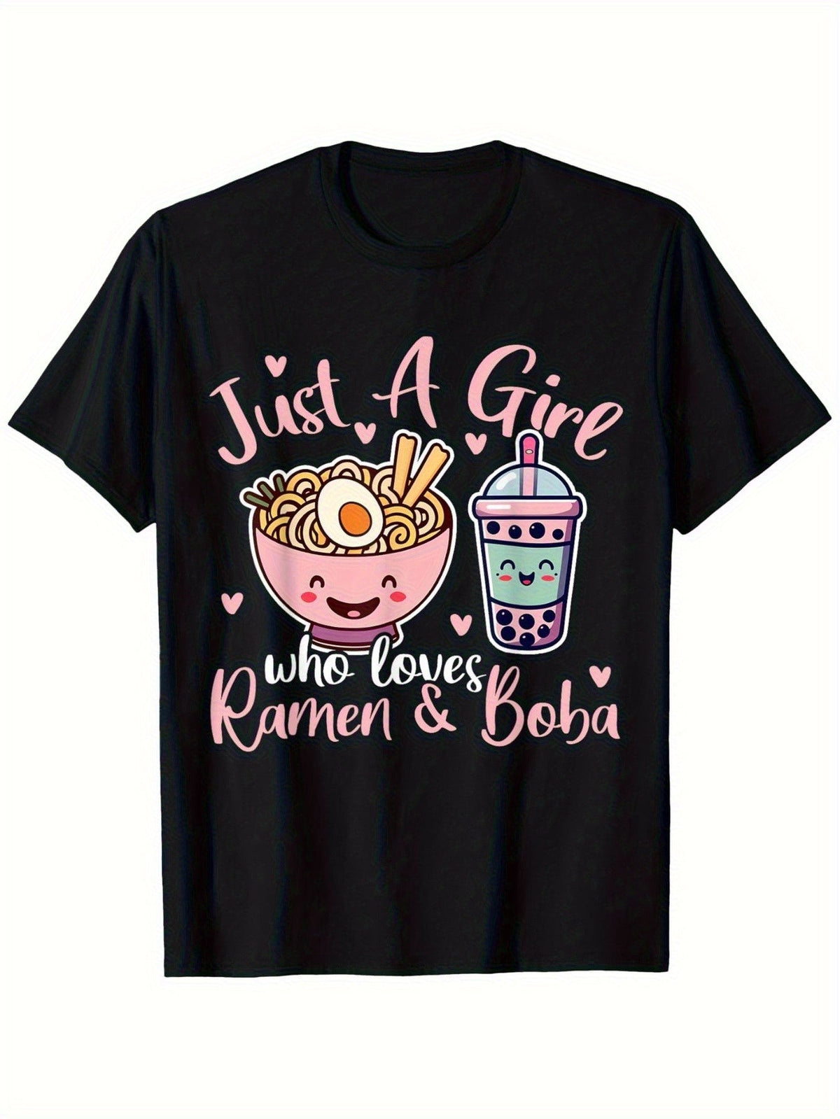 Just A Girl Who Loves Boba Graphic Tee for Women, Cute product image 2