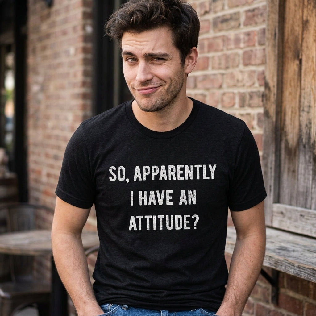 Apparently I Have An Attitude? Men's T Shirt product image 2