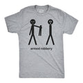 Armed Robbery Stick Figure Men's T Shirt product image 1