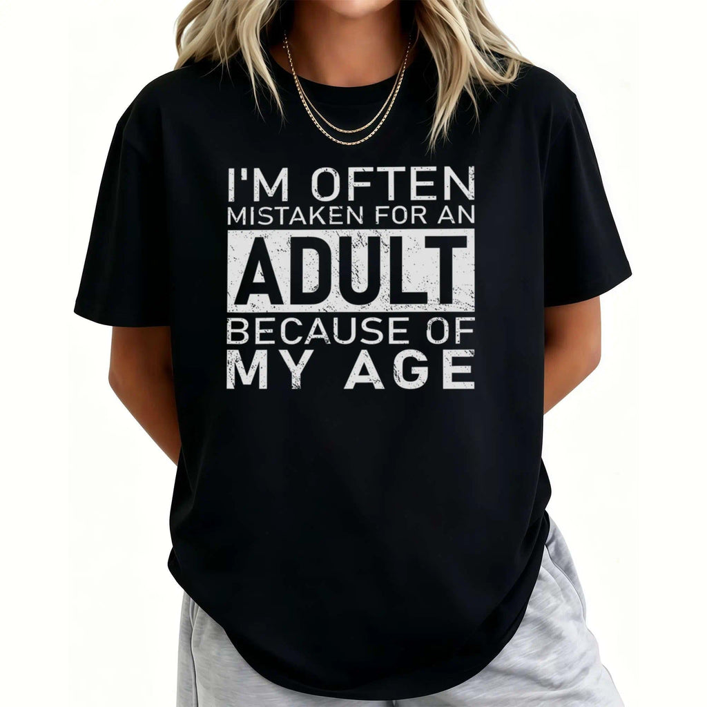Men I'm Often Mistaken For An Adult Because Of My Age Fun T product image 8