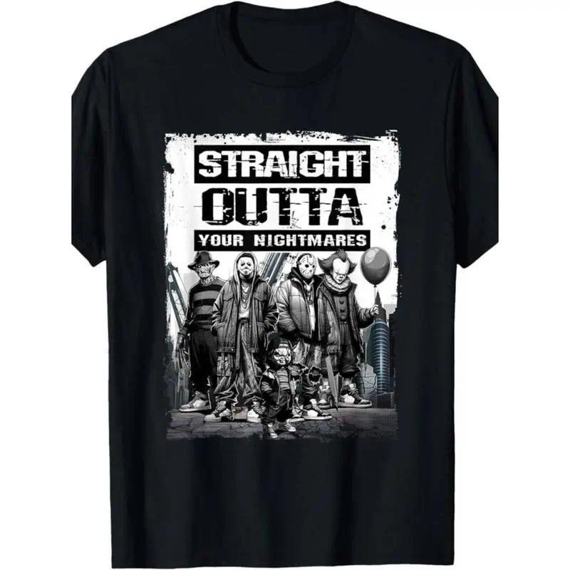 " Men'S Vintage Horror Halloween T-Shirt - 100% Cotton product image 1