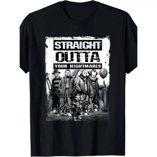 " Men'S Vintage Horror Halloween T-Shirt - 100% Cotton product image 1