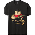 "Howdy" Cowboy Hat Western T-Shirt - Unisex Vintage Graphic Tee