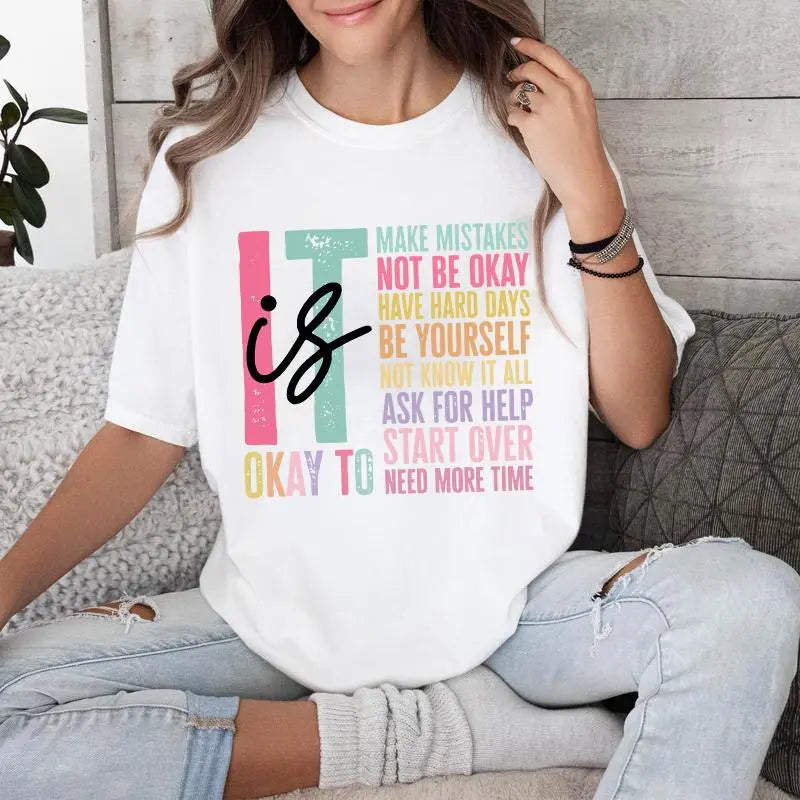 It's Okay To Make Mistakes Comfort Color Shirt, Special product image 1