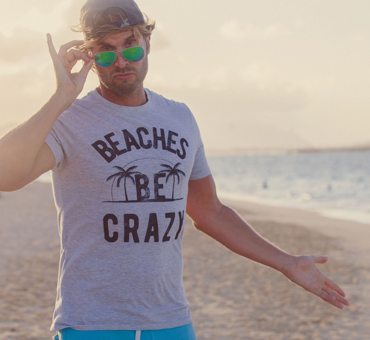 Beaches Be Crazy Men's T Shirt product image 2
