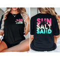 Sun Sand Salt Beach Shirt, Retro Trendy Shirts for Women product image 1