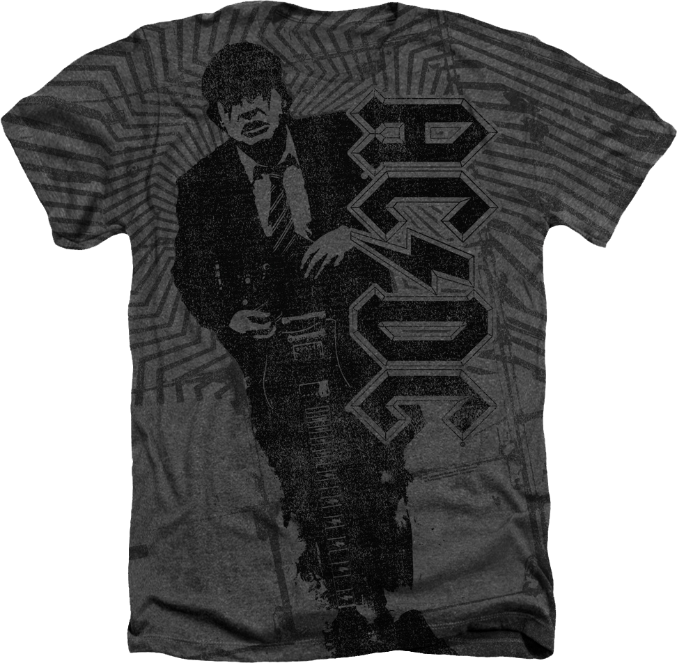 Big Print Angus Young ACDC T-Shirt product image 1