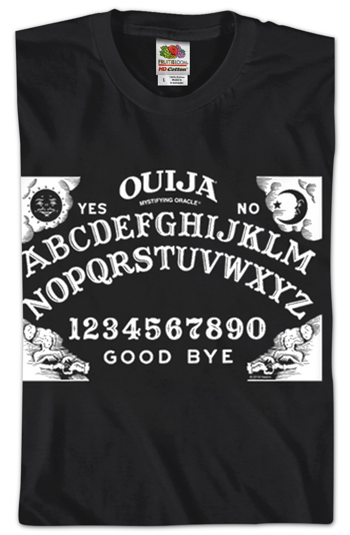 Black Ouija Board T-Shirt product image 2