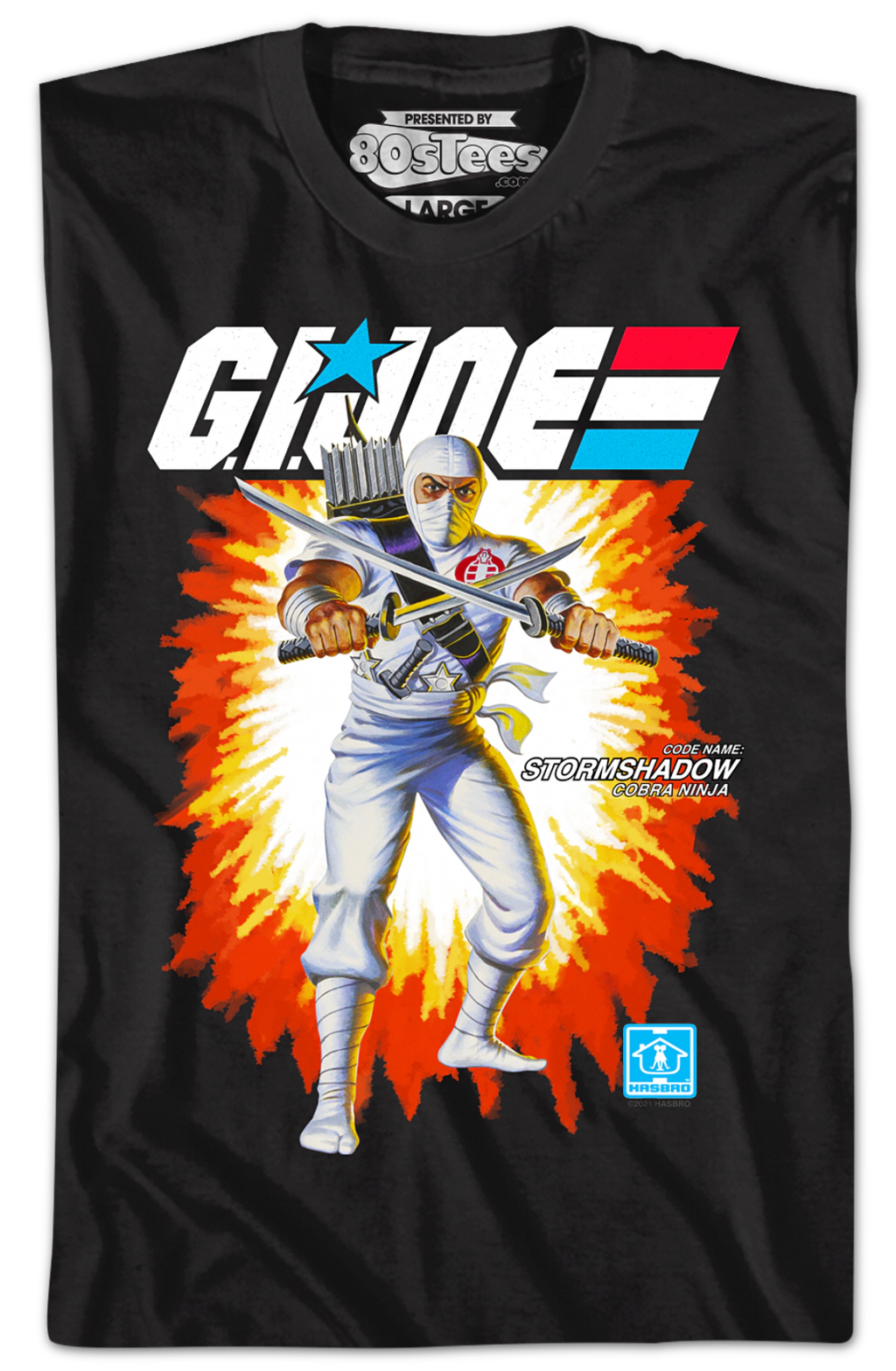 Box Art Storm Shadow GI Joe T-Shirt product image 2