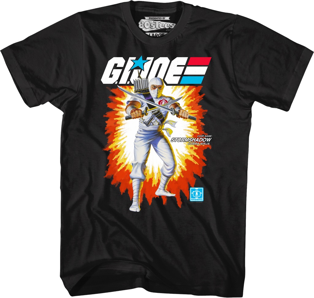 Box Art Storm Shadow GI Joe T-Shirt product image 1